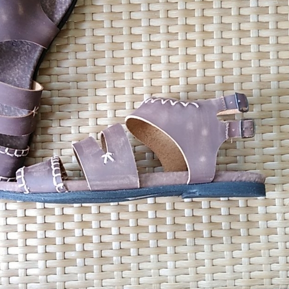Musse & Cloud Milva sandals brown leather size 10 - Picture 4 of 6